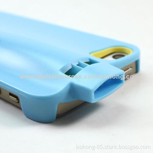 Whistle Cases for iPhone 5S, Special PC Material, Good Quality, Anti-scratch and Fade, Solid Color